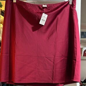 J. Crew Rich Burgundy Mini Skirt